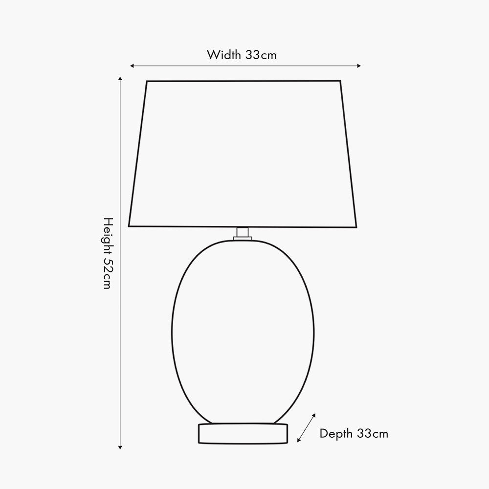 Lucien Red Tortoiseshell Glass Table Lamp Tall